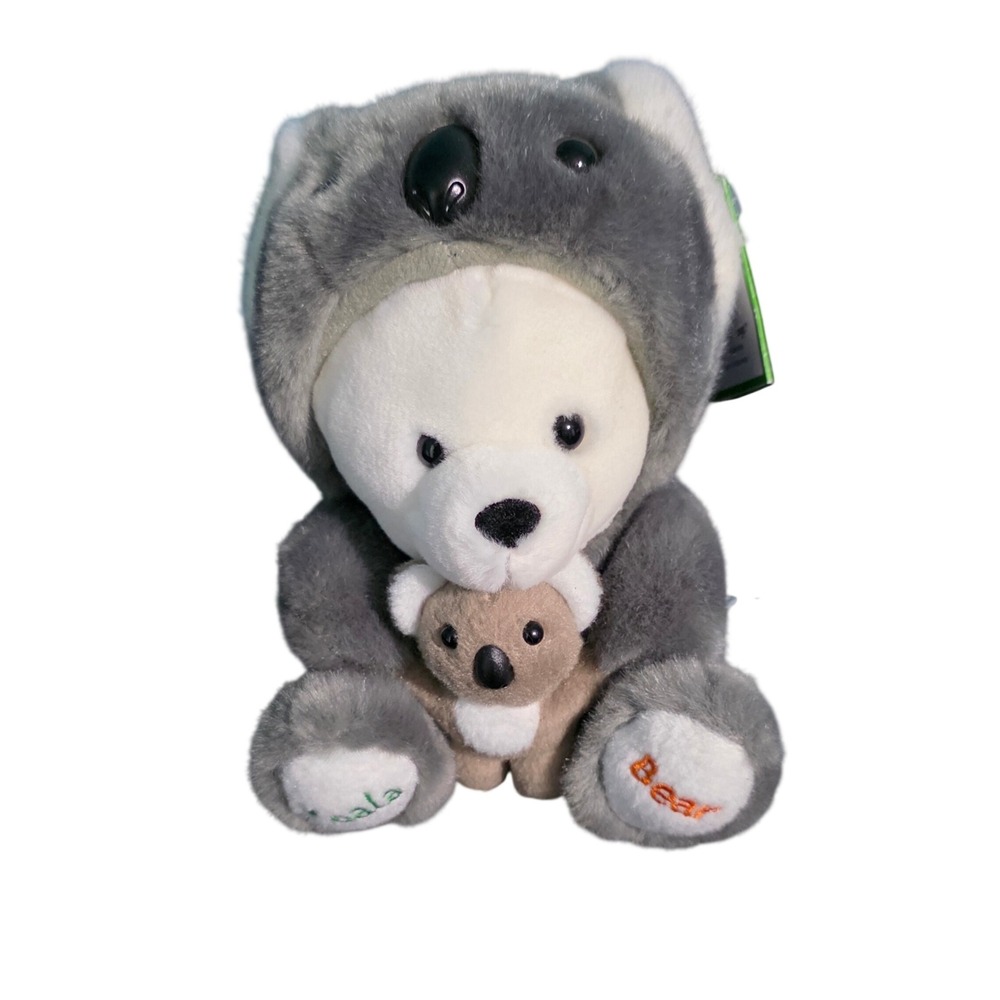 Windmill Toys Sydney Australia Bear‎ in Koala Costume Plush Joey 7 Inch